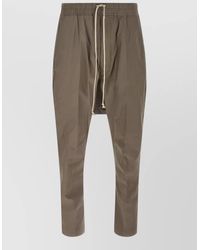 Rick Owens - Long Drop-Crotch Trousers - Lyst