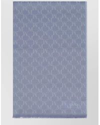Max Mara - Monogram-Jacquard Wool Scarf - Lyst