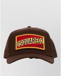 DSquared² - Cotton Baseball Cap Adjustable Strap Curved Brim - Lyst