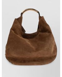 Moschino - Leather Tote Bag - Lyst