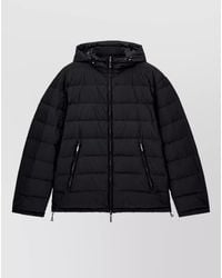 Emporio Armani - Quilted Hooded Down Puffer Jacket - Lyst