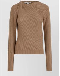 Stella McCartney - Cashmere Ribbed Long-Sleeve Sweater - Lyst