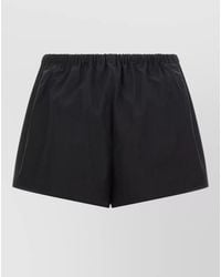 Prada - Cotton Poplin Shorts Front And Back Pockets - Lyst