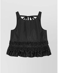 Ganni - Nylon Tank Top - Lyst