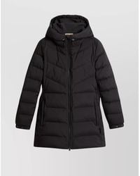 Woolrich - Down Hooded Puffer Jacket - Lyst