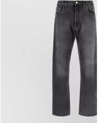 Prada - Mid-Rise Straight-Leg Denim Jeans - Lyst