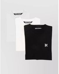 Palm Angels - Pack Of Three Cotton Crew-Neck T-Shirts - Lyst