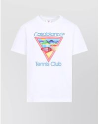 CASABLANCA - Tennis Club Icon T-Shirt - Lyst