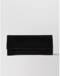 Benedetta Bruzziches - 'Kate' Beaded Rectangular Clutch With Chain - Lyst