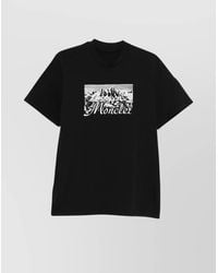 Moncler - Cotton Graphic Print Short-Sleeve T-Shirt - Lyst