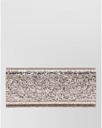 Jimmy Choo - Rectangular Glitter Wallet And Card Holder - Lyst
