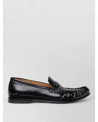 Fendi - Casual Loafers Rounded Toe Smooth Finish - Lyst