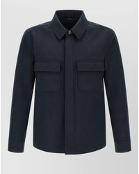 Tom Ford - Twill Overshirt Buttoned Cuffs Flap Pockets - Lyst