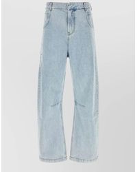 Entire studios - Denim Gem Straight Leg Five Pocket Jeans - Lyst