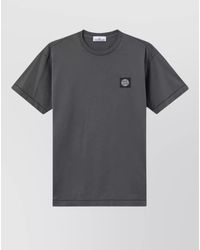 Stone Island - Slim-Fit Cotton Logo-Patch T-Shirt - Lyst