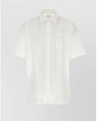 Givenchy - Striped Chiffon Shirt - Lyst