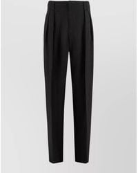 Bottega Veneta - Tailored Pants Belt Loops Pockets Pleats - Lyst