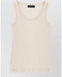 Fabiana Filippi - Ribbed Cotton Tank Top - Lyst