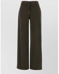 PT Torino - Lyocell Blend Nicole Palazzo Trousers - Lyst