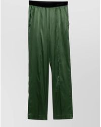 Tom Ford - Silk Satin Relaxed-Fit Straight-Leg Pants - Lyst