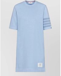 Thom Browne - Jersey T-Shirt Shirt Dress Short Sleeves - Lyst