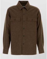 Jil Sander - Wool Shirt Jacket - Lyst