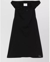 Courreges - Cotton Hooded Logo-Embroidered Racerback Tank Top - Lyst