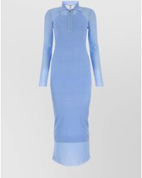 Fendi - Light- Silk Blend Dress - Lyst