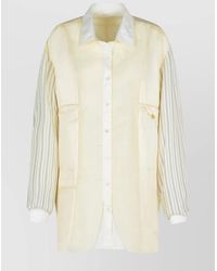 Maison Margiela - Wool Mohair Reversible Fitted Jacket - Lyst