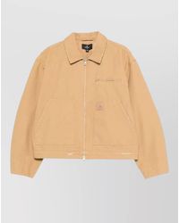 Represent - Cotton Single Breasted Coat - Lyst