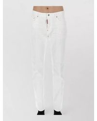 DSquared² - Straight Leg Pants Belt Loops Five Pocket - Lyst