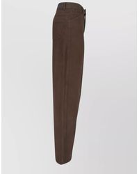 Lemaire - Straight Leg Pants Belt Loops Back Pocket - Lyst