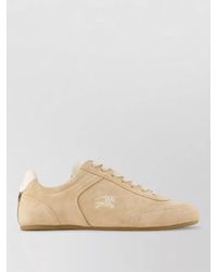 Burberry - Knight L Lace Up Leather Sneakers - Lyst
