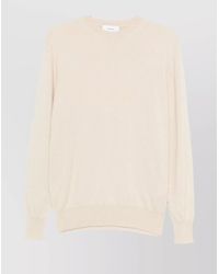 Lardini - Ribbed Cashmere Crew Neck Jumper - Lyst