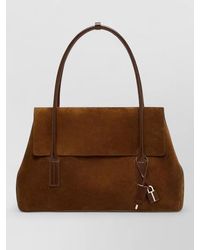 Tom Ford - Eclipse Large Suede Key Shoulder Bag - Lyst