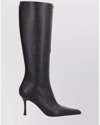 Alexander Wang - 85Mm Vera Zip-Detail Pointed-Toe Boots - Lyst