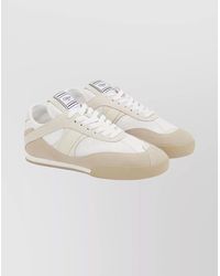 Chloé - Low-Top Sneakers With Rubber Sole And Mesh - Lyst