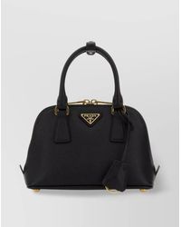 Prada - Galleria Calf Leather Shoulder Bag - Lyst