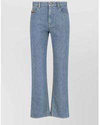Burberry - Denim Mid-Rise Straight-Leg Jeans - Lyst