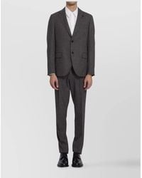 Lardini - Virgin Wool Single-Breasted Tailored Suit - Lyst