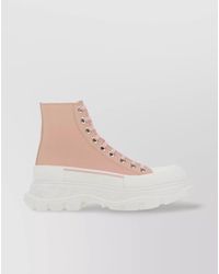 McQueen - Fabric Ankle Boots - Lyst