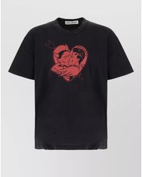 Our Legacy - Cotton Crew Neck Graphic Print T Shirt - Lyst