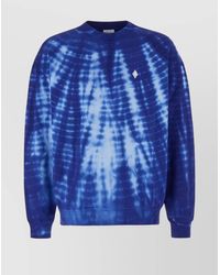 Marcelo Burlon - Cotton Oversized Tie-Dye Sweatshirt - Lyst