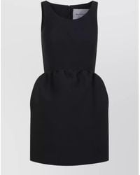Balenciaga - Silk Wool Sleeveless Mini Dress - Lyst