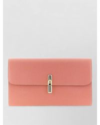Furla - Textured Leather Clutch Bag - Lyst