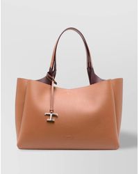 Tod's - T Timeless Medium Leather Shoulder Bag - Lyst