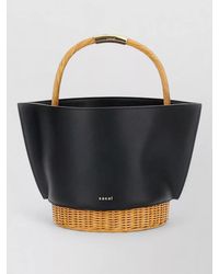 Sacai - Leather Bucket Shoulder Bag - Lyst