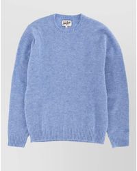 MC2 Saint Barth - Wool Knit Sweater Ribbed Cuffs Hem - Lyst