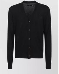 Amiri - V-Neck Cardigan With Long Sleeve Design - Lyst