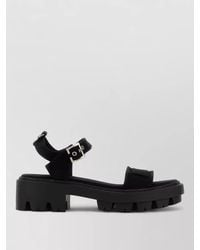 Prada - Canvas Sandals - Lyst